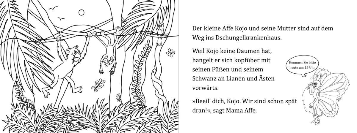 Leseprobe: Kojo in der Handchirurgie - Das Malbuch